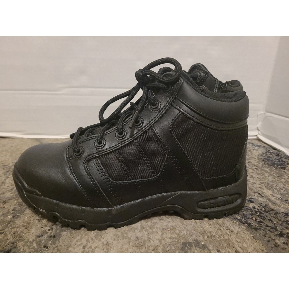 Original SWAT Metro Air 5" Side Zip Tactical Boots Mens Leather Military - 8 - Picture 4 of 16